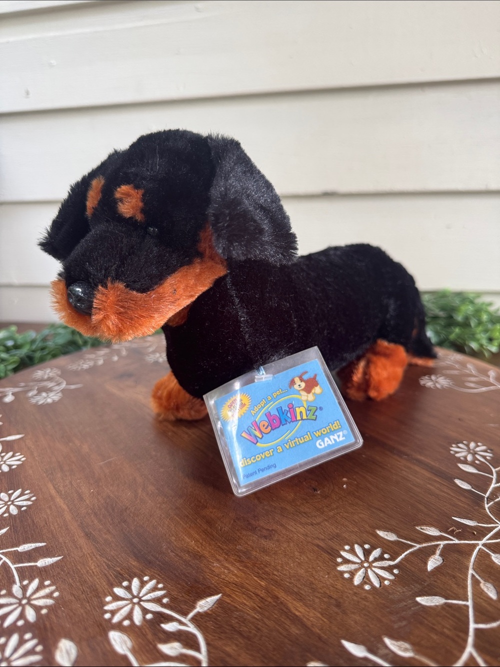 Webkinz Plush Dachshund with Code NWT